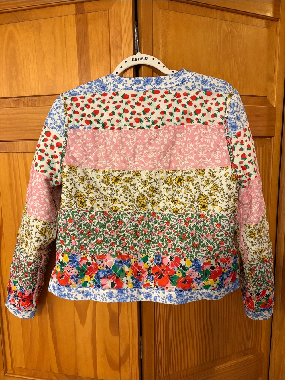 Boden Reversible Quilted Cotton Jacket Mixed Print Size 6 US NWT Final Price - Picture 7 of 10
